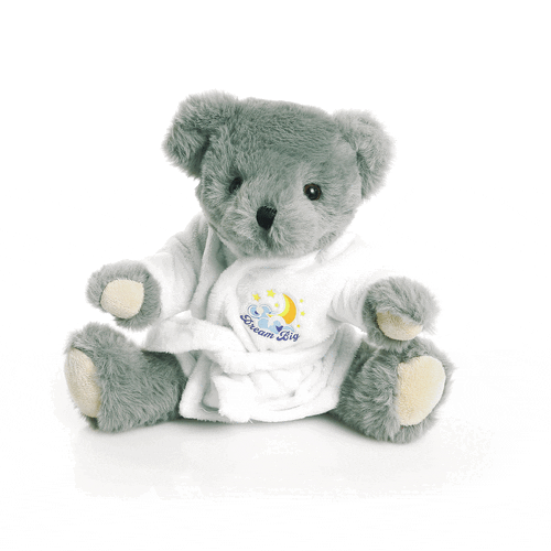 grey teddy bear dressing gown YOURS Plus Size Grey Teddy Shawl Collar Fluffy Dressing Gown