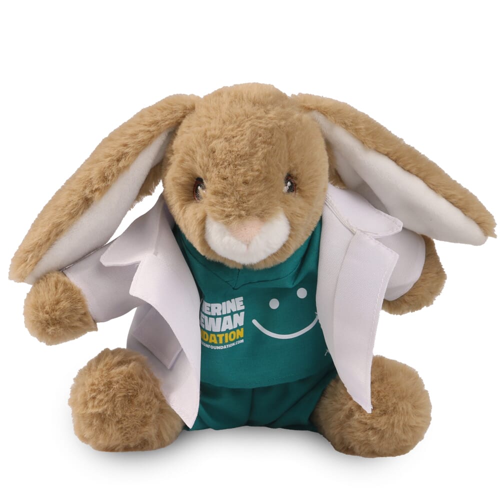 Promotional Max Monkey Plush Toy in Printed Medical Outfit - Branded Soft Toys - Large Teddy Bear