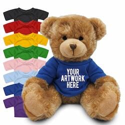 Promotional Edward I Brown Bear - Printed Soft Toys - Extra Large Teddy Bear