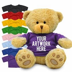 Promotional Elizabeth 25cm Bear - Printed Soft Toys - Extra Large Teddy Bear