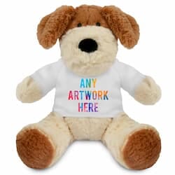 Promotional Darcy Dog Plush Toy - Printed Soft Toys - Large Teddy Bear