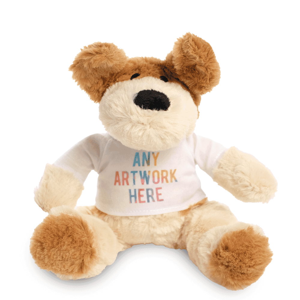 Promotional George Keyring Bear - Printed Soft Toys - Small Teddy Bear