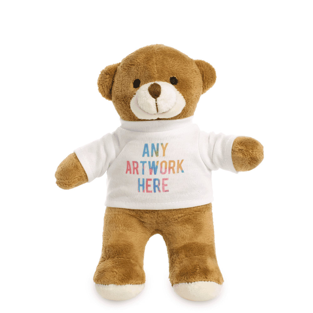 Promotional Henry I Dark Brown Bear - Printed Soft Toys - Small Teddy Bear