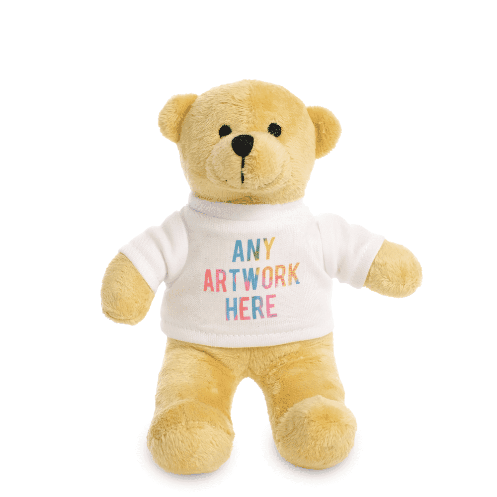 Promotional Henry II Light Brown Bear - Printed Soft Toys - Small Teddy Bear