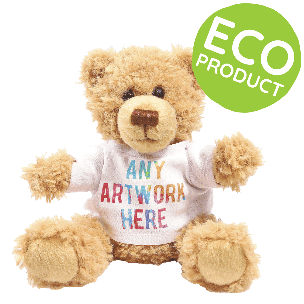 Promotional Reginald Bear - Printed Soft Toys - Medium Teddy Bear