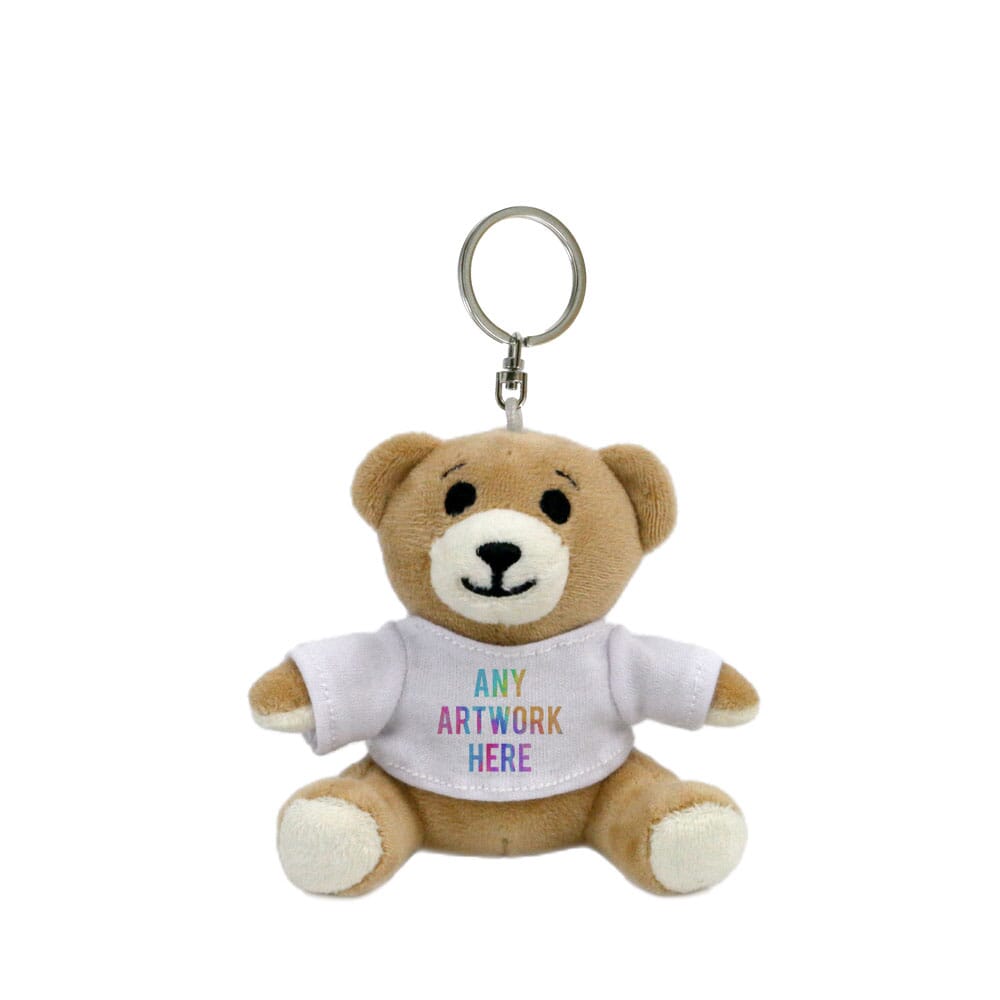 Promotional Eleanor Keyring Bear - Branded Soft Toys - ECO BEAR