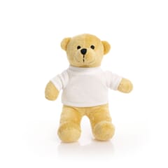 Promotional Henry II Light Brown Bear 14cm - Printed Soft Toys - Small Soft Toy - Full Colour Print as standard