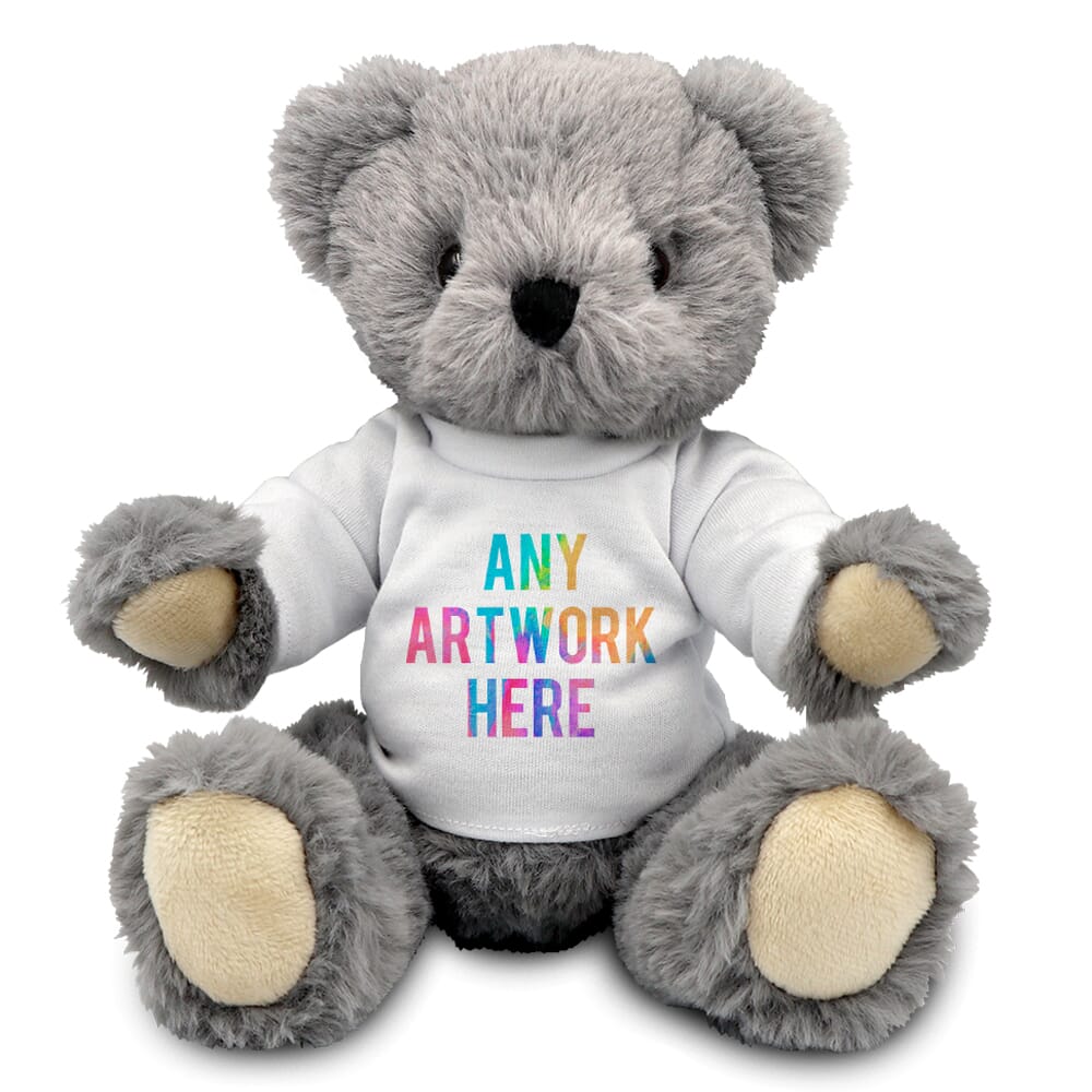 Promotional Archie Jointed Teddy Bear 20cm - Printed Soft Toys - Large Soft Toy - Full Colour Print as standard