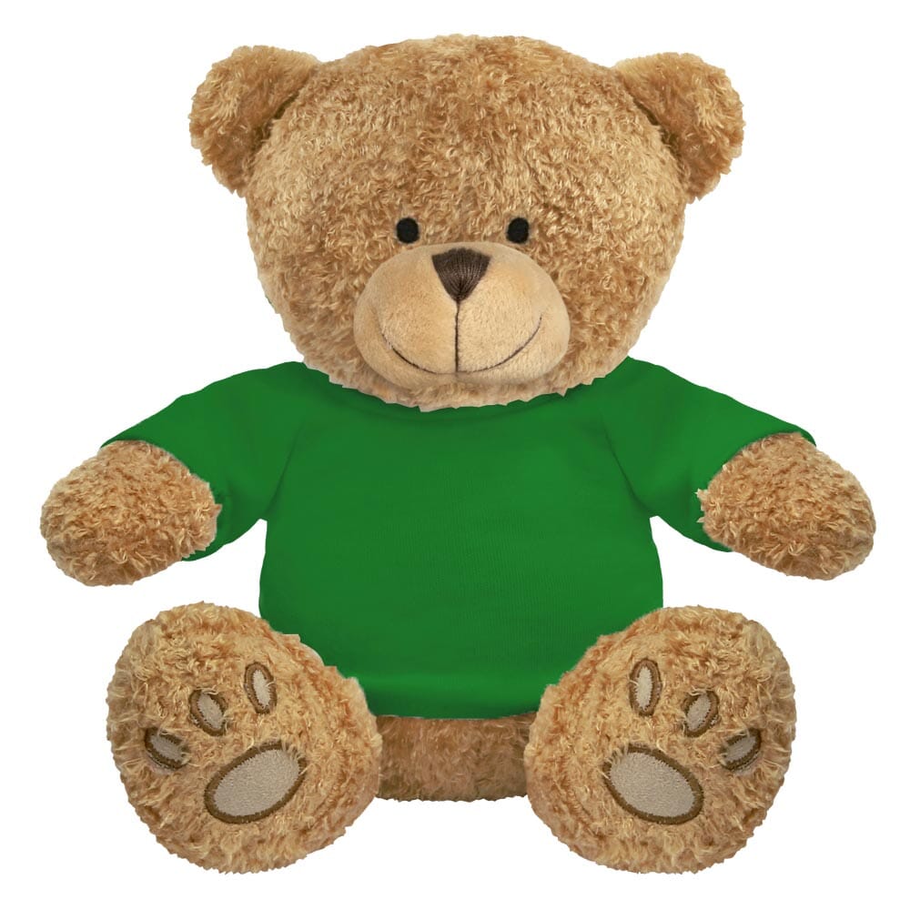 Blank Brown 22cm Edward Bear - Green T-Shirt