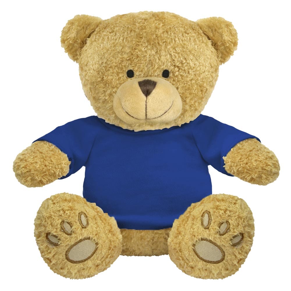 Blank Golden 22cm Edward Bear - Royal Blue T-Shirt
