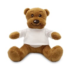 A small, blank soft toy teddy bear suitable for Dye-Sub and transfer printing. The toy is made of high-quality materials and is perfect for children and adults alike.