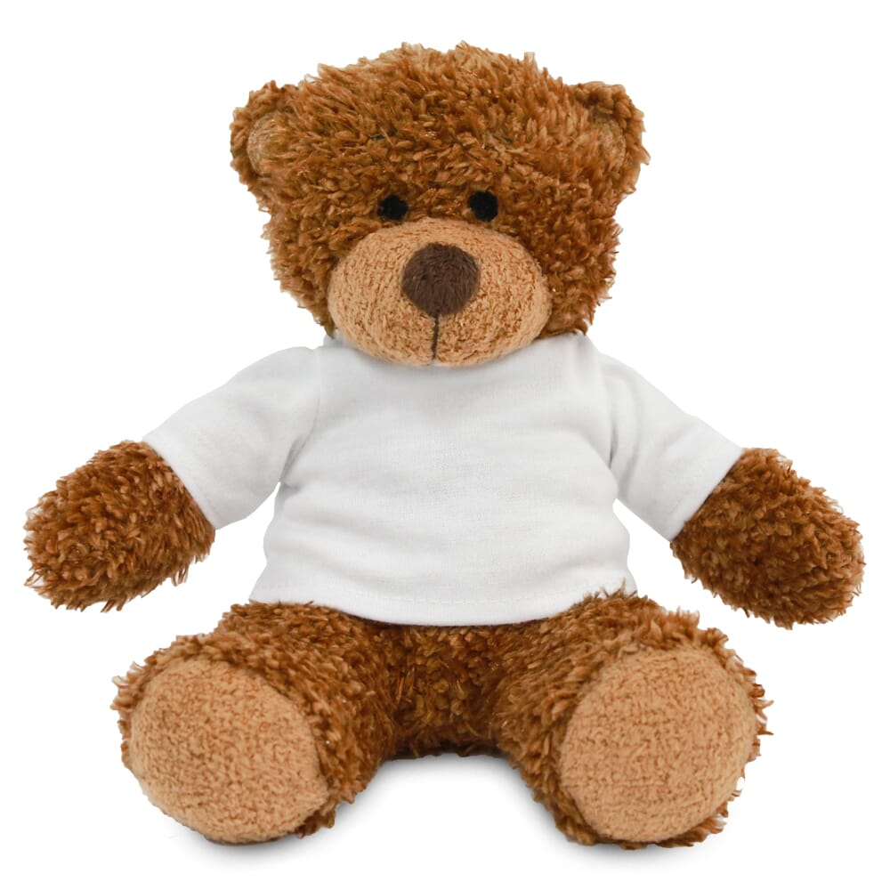 A blank soft toy teddy bear suitable for Dye-Sub and transfer printing. The toy is made of high-quality materials and is perfect for children and adults alike.