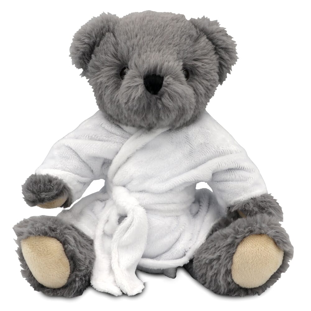 Blank Sublimation 20cm Archie Jointed Bear with Dressing Gown