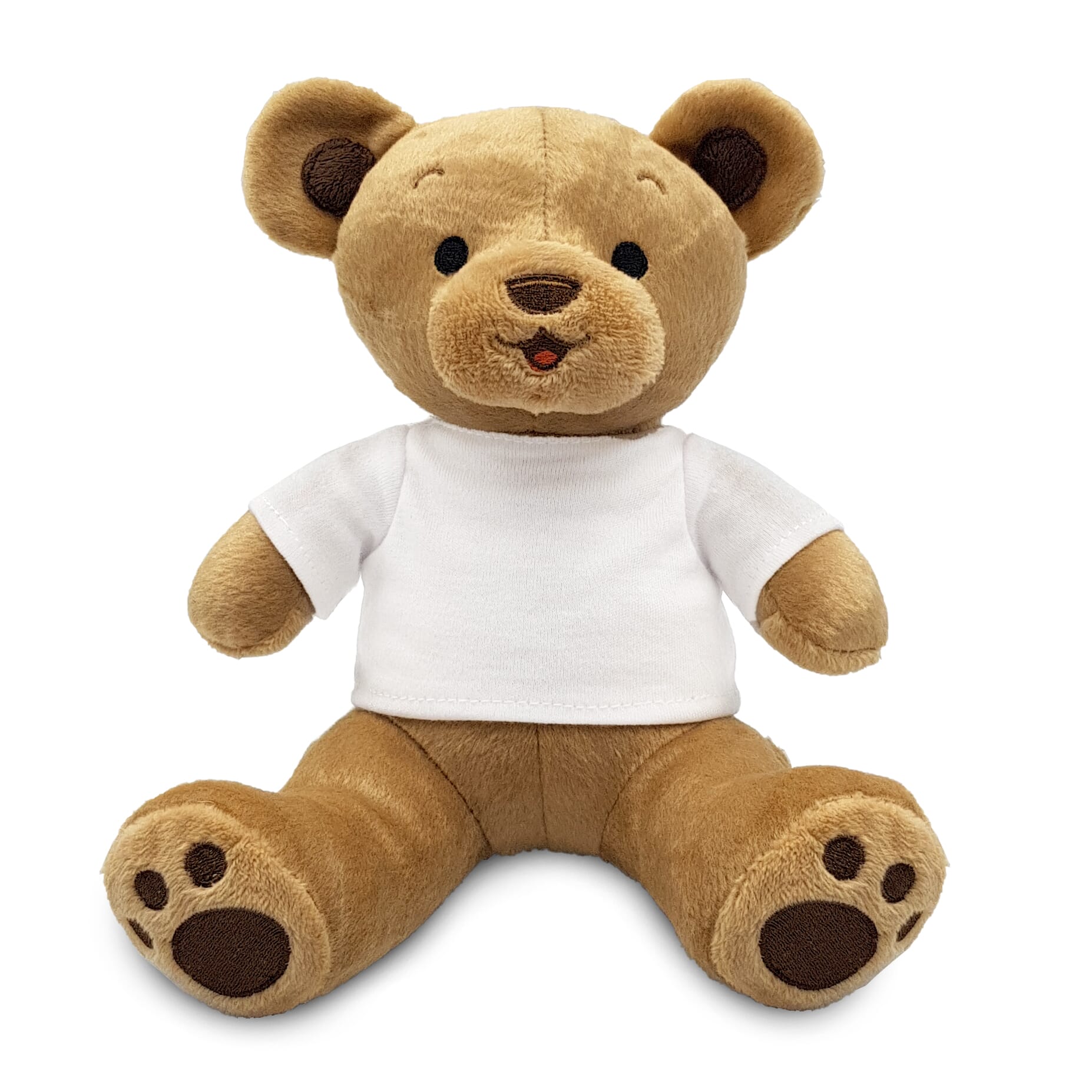A blank soft toy teddy bear suitable for Dye-Sub and transfer printing. The toy is made of high-quality materials and is perfect for children and adults alike.