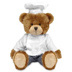 Blank Sublimation 20cm Charles Jointed Bear with Chef outfit