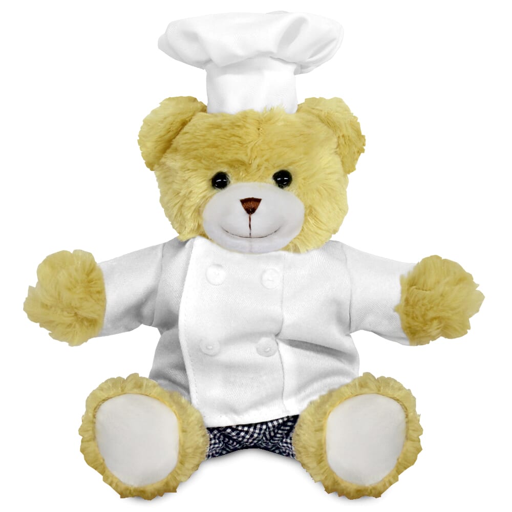 Blank Sublimation 20cm Elizabeth Bear with Chef outfit