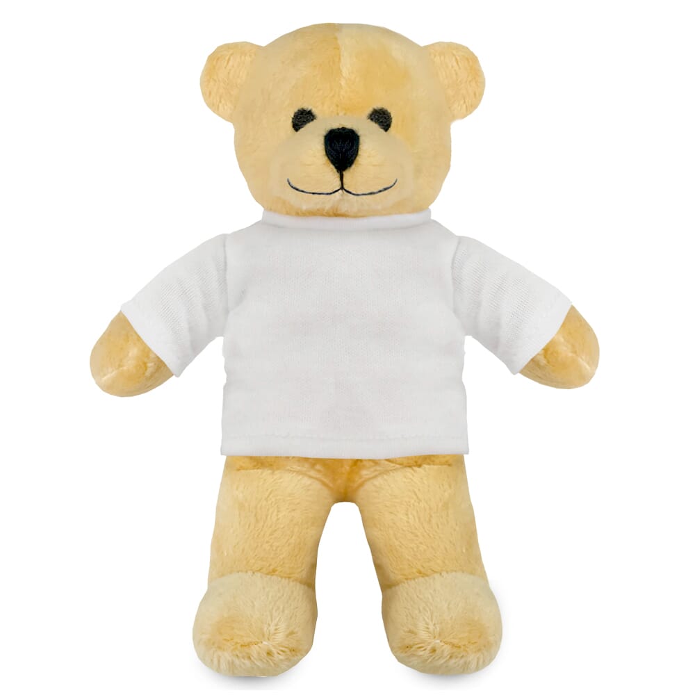 A small, blank soft toy teddy bear suitable for Dye-Sub and transfer printing. The toy is made of high-quality materials and is perfect for children and adults alike.