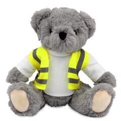 Blank 20cm Archie Jointed Bear with Hi-Vis Vest
