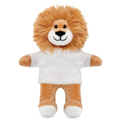 A small, blank soft toy lion suitable for Dye-Sub and transfer printing. The toy is made of high-quality materials and is perfect for children and adults alike.