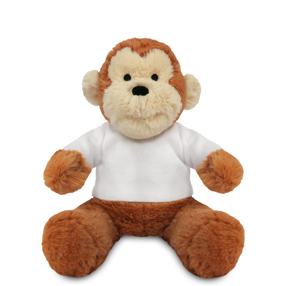 A small, blank soft toy monkey suitable for Dye-Sub and transfer printing. The toy is made of high-quality materials and is perfect for children and adults alike.