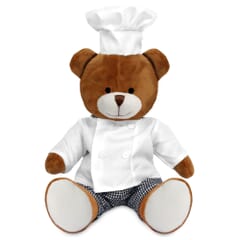 Blank Sublimation 20cm Richard Bear with Chef outfit