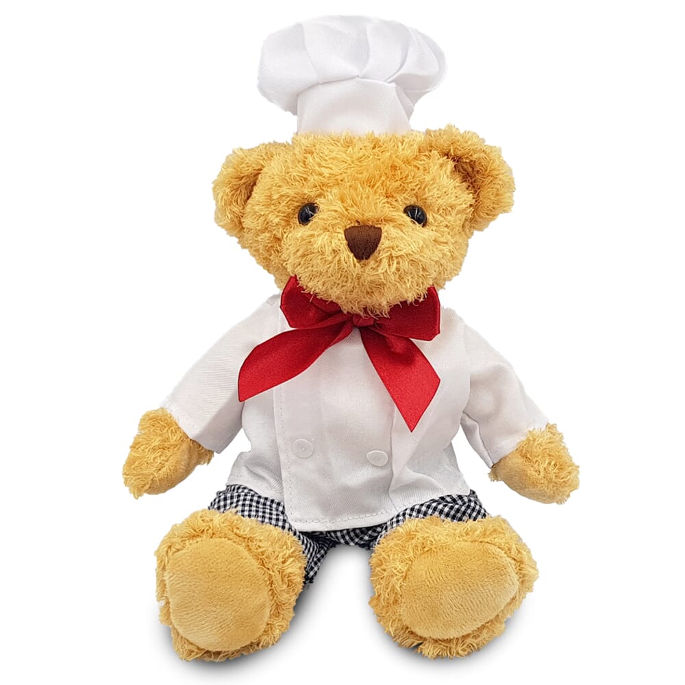 Blank 18cm William Bear with Chef outfit