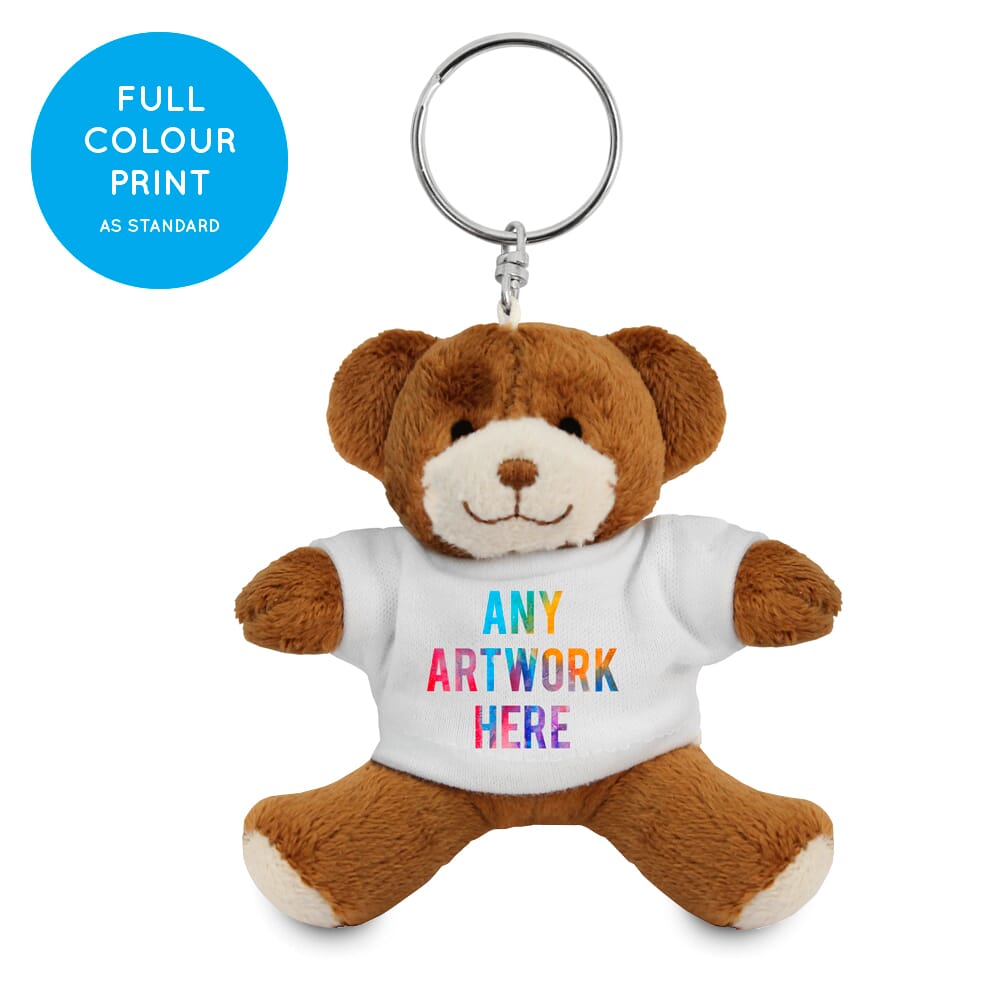 Monarch Print Ltd | Printed Soft Toy - George Keyring Bear