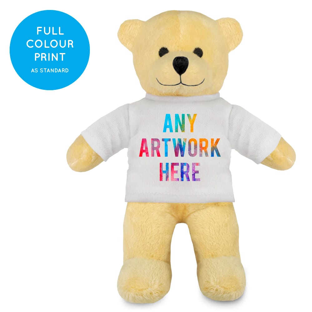 Printed Vanilla 14cm Henry bear