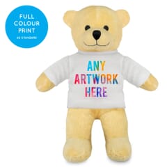 Printed Vanilla 14cm Henry bear