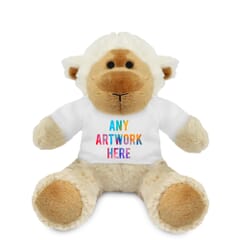 Promotional Lucy Lamb Plush Toy 15cm - Printed Soft Toys - Small Soft Toy - Main Image
