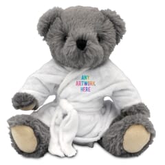 Printed 20cm Archie Jointed Bear with Dressing Gown