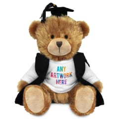 Printed 20cm Charles Jointed Bear with a Graduation Outfit