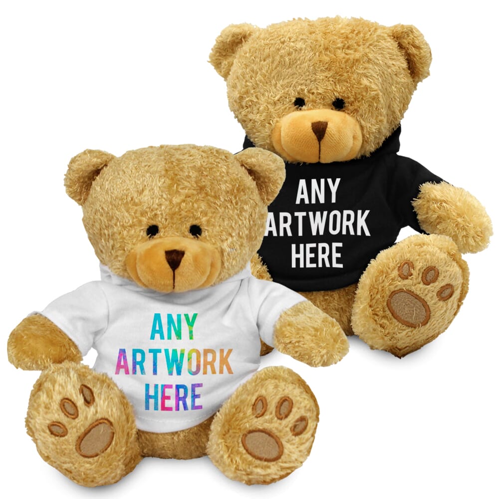 Printed Golden 22cm Edward bear with Hoody