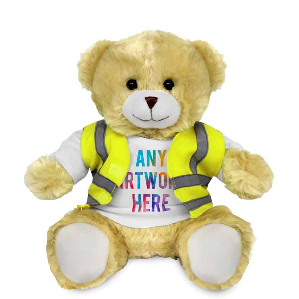 Printed 20cm Elizabeth Bear with Hi-Vis vest
