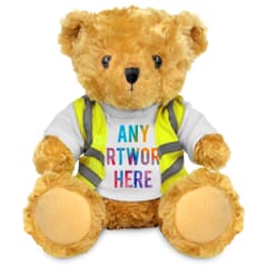 Printed 19cm Victoria Bear with Hi-Vis vest