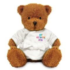 Printed Golden 18cm James Bear with Dressing Gown