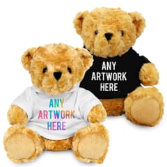 Printed 19cm Victoria bear with Hoody