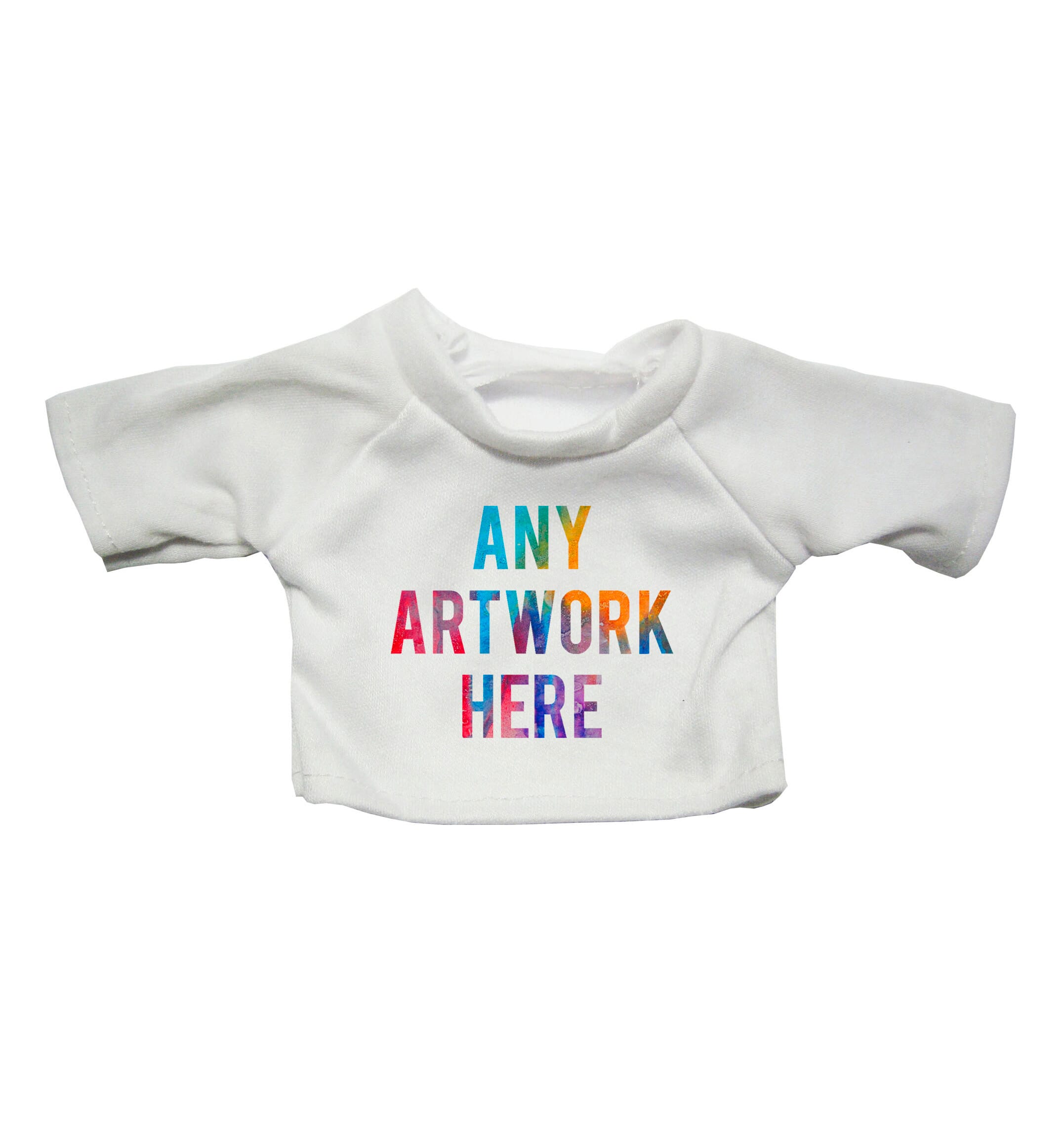 Printed White T-Shirt - L