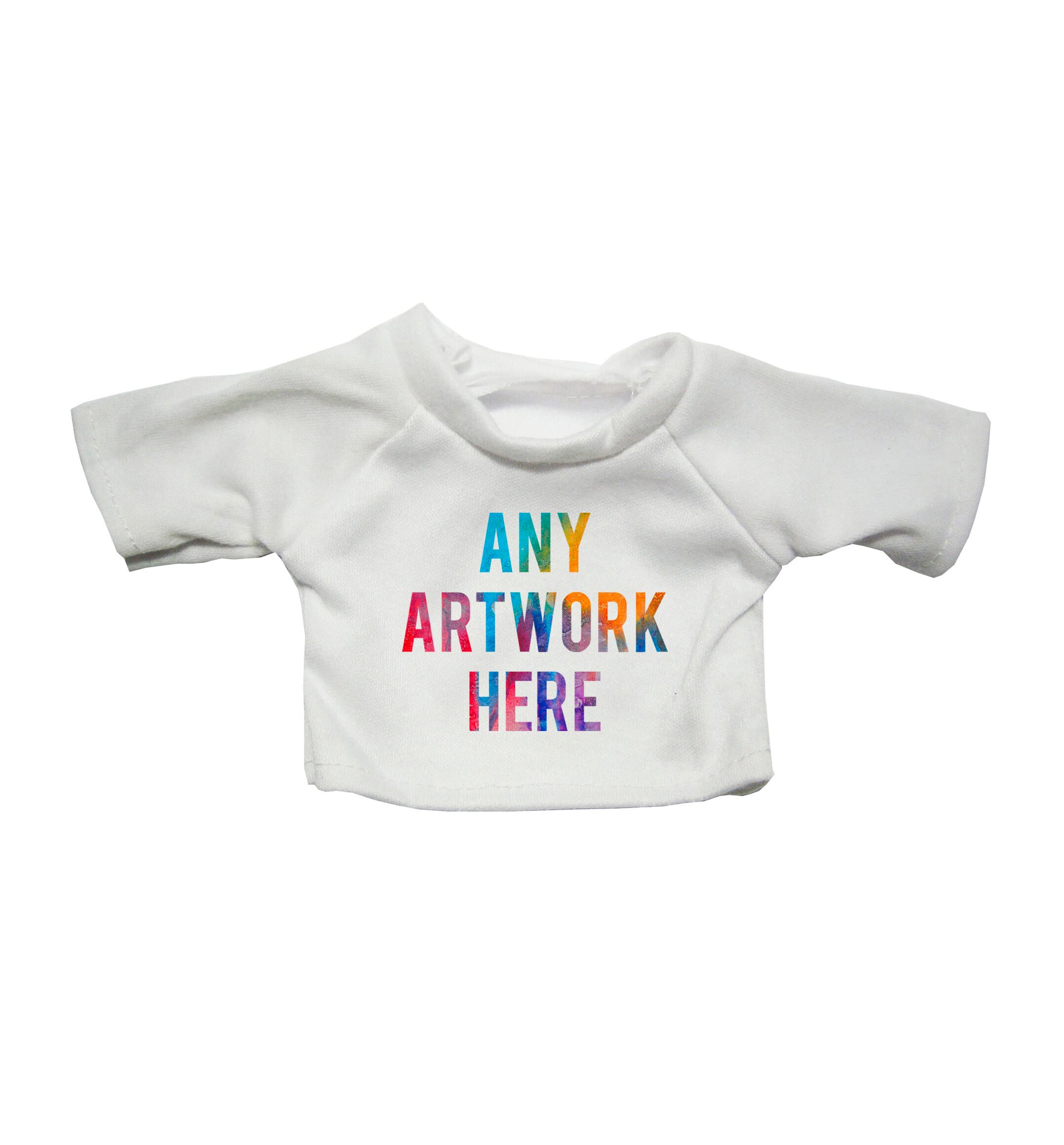 Printed White T-Shirt - M