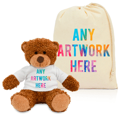 Printed Anne Bear & Drawstring Bag Combo