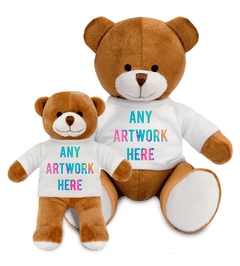 Printed Brown Henry & Richard Bear Combo