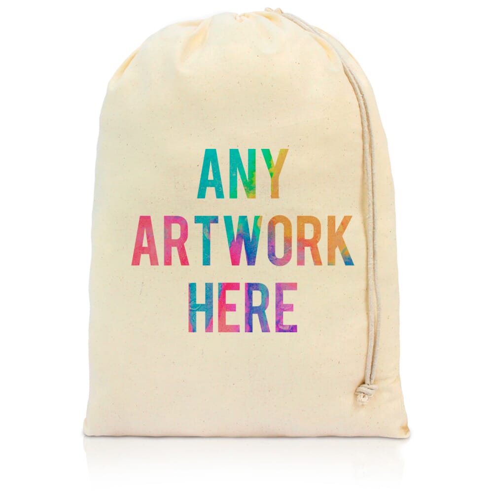 Shannon drawstring bag with A4 print