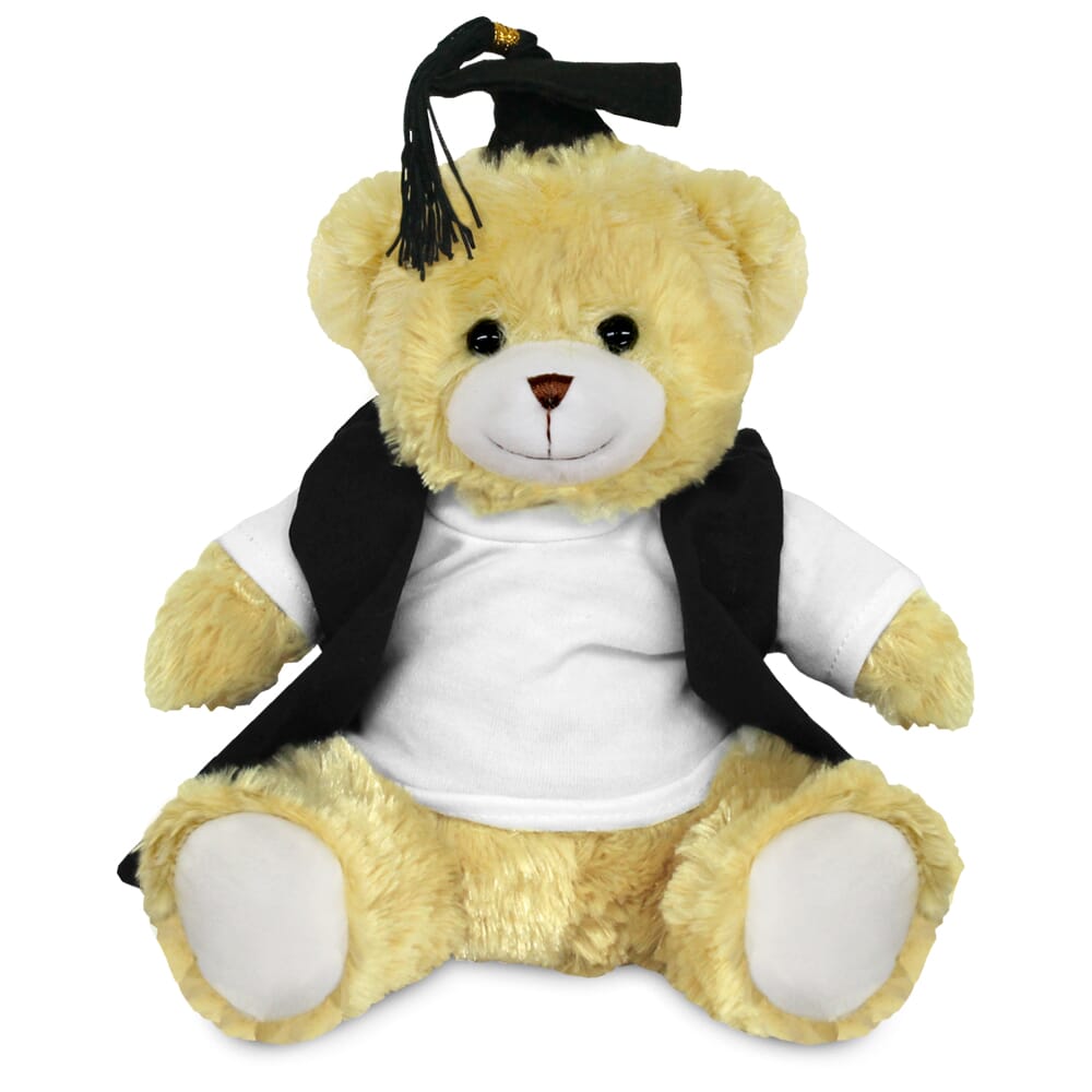 Promotional Elizabeth Bear in Blank Graduation Outfit - Branded Soft Toys - Large Teddy Bear
