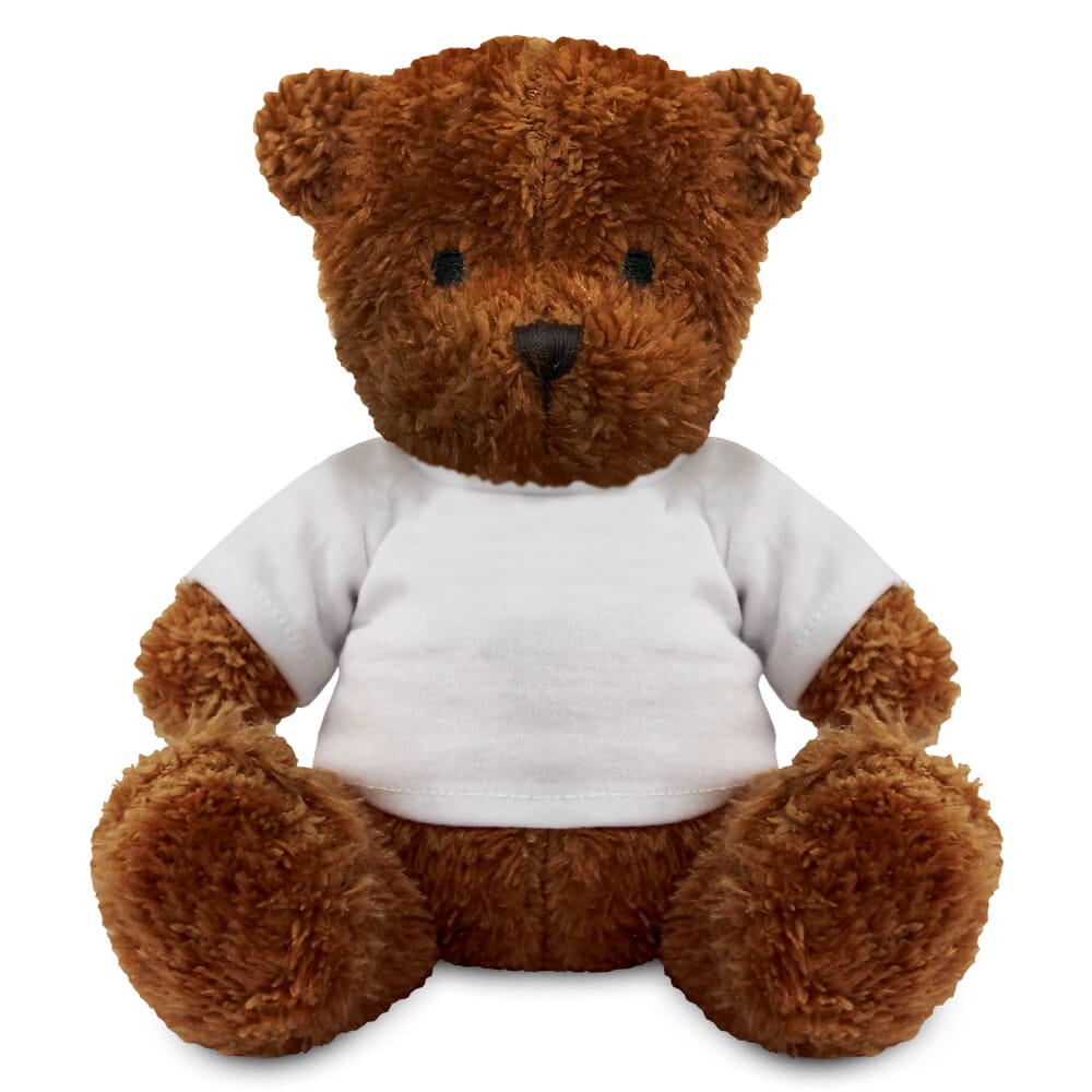 Promotional James I Dark Brown Bear - Blank Soft Toys - Medium Teddy Bear