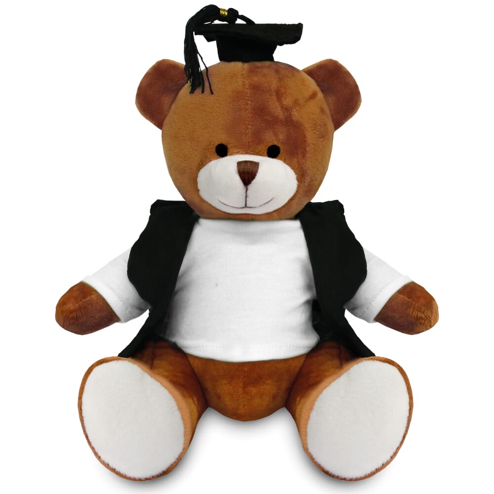 Promotional Richard Bear in Blank Graduation Outfit - Branded Soft Toys - Large Teddy Bear