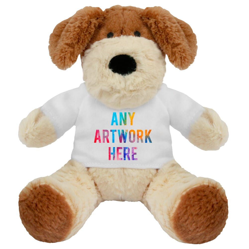 Promotional Darcy Dog Plush Toy - Printed Soft Toys - Large Teddy Bear