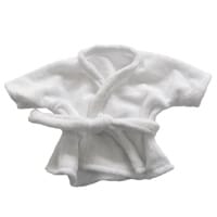 Blank Dressing Gown Outfit suitable for printing - Blank Soft Toy Outfit - Unprinted Bathrobe