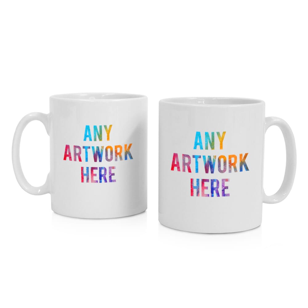 Printed Ceramic Mugs branded with Company Logo - Durham Mug