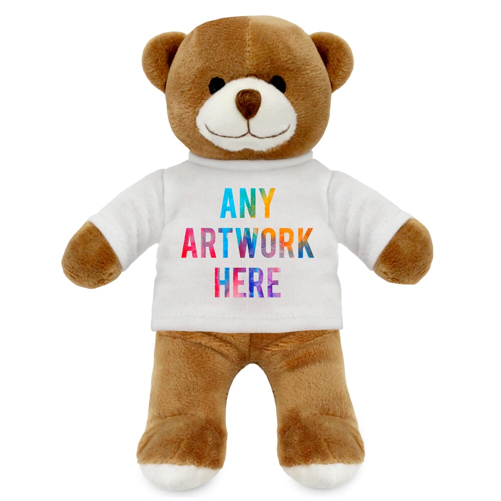 Promotional Henry I Dark Brown Bear - Printed Soft Toys - Small Teddy Bear