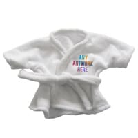 Printed Dressing Gown branded with Company Logo - Printed Bathrobe Outfit